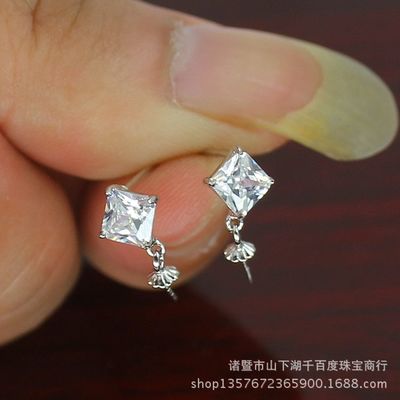 【珍珠耳环配件 diy 925银 耳环配件 时尚经典款 珍珠饰品厂家直销】价格_厂家 - 中国供应商